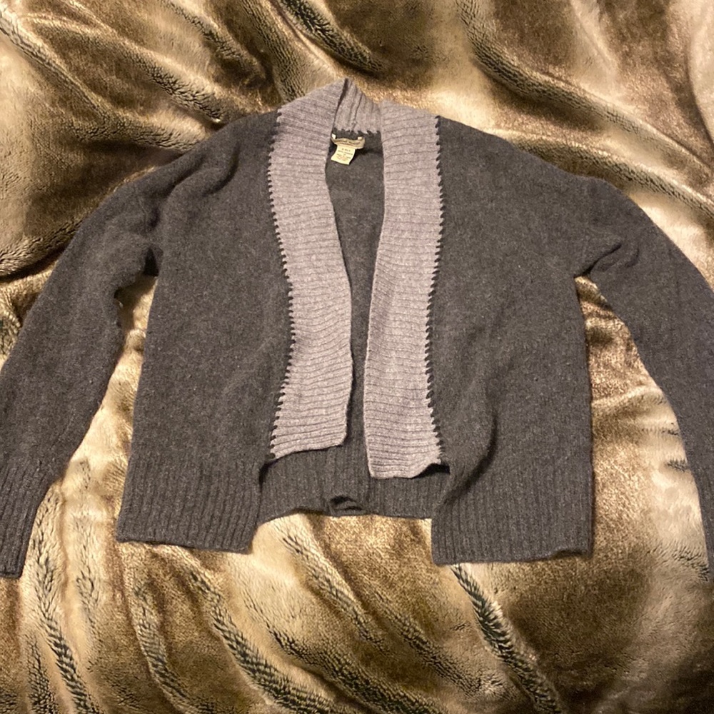 Verical Design Cashmere Cardigan